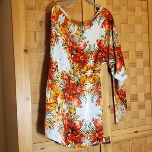 Aum-Conture Floral One Sleeve Dress🌻🌺